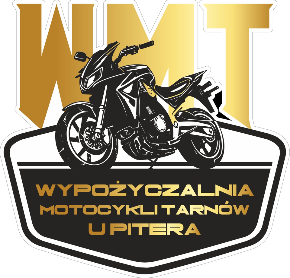 Logo WMT – Wypożyczalnia Motocykli Tarnów u Pitera